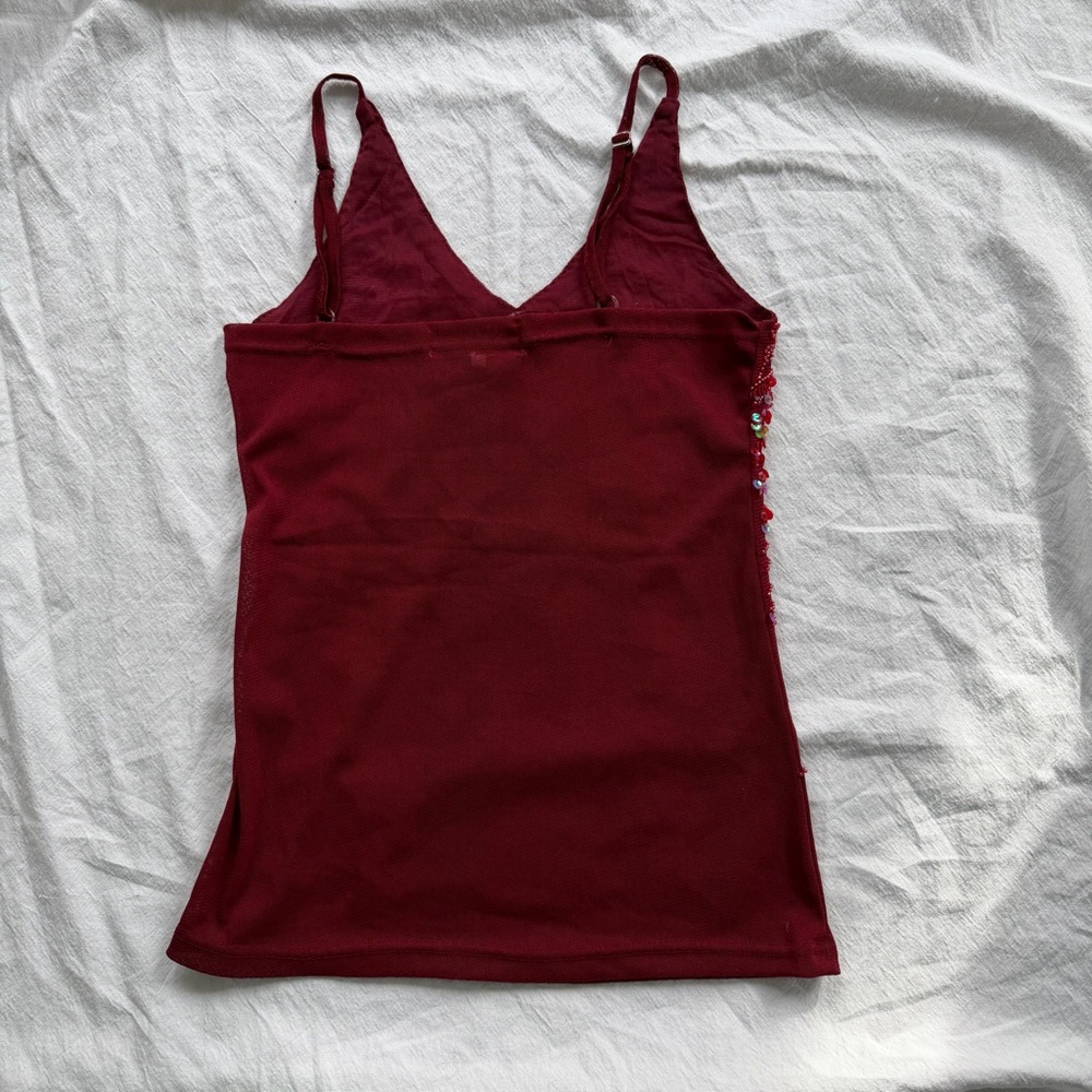 vintage y2k butterfly beaded sequin tank top fairycore pinterest ibiza summer - Picture 5 of 7